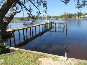 Dock For Rent At Private dock slips in protected calm bayou, Gulf access